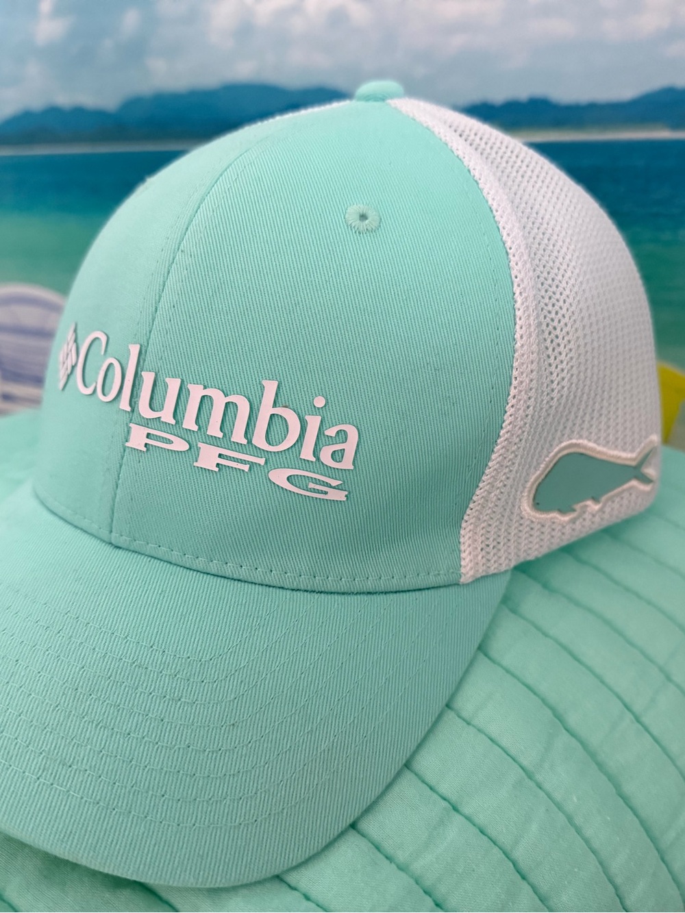 Columbia PFG mesh hat